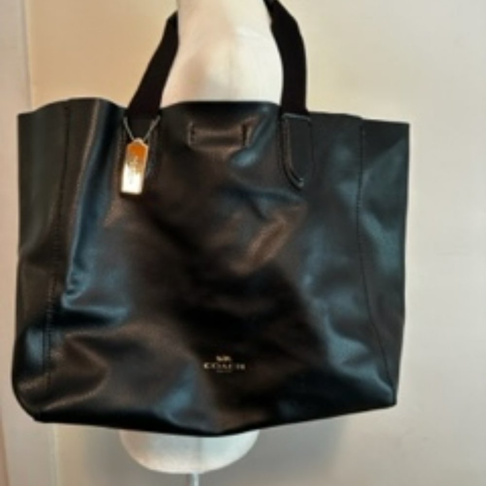Coach Leather Tote Bag
